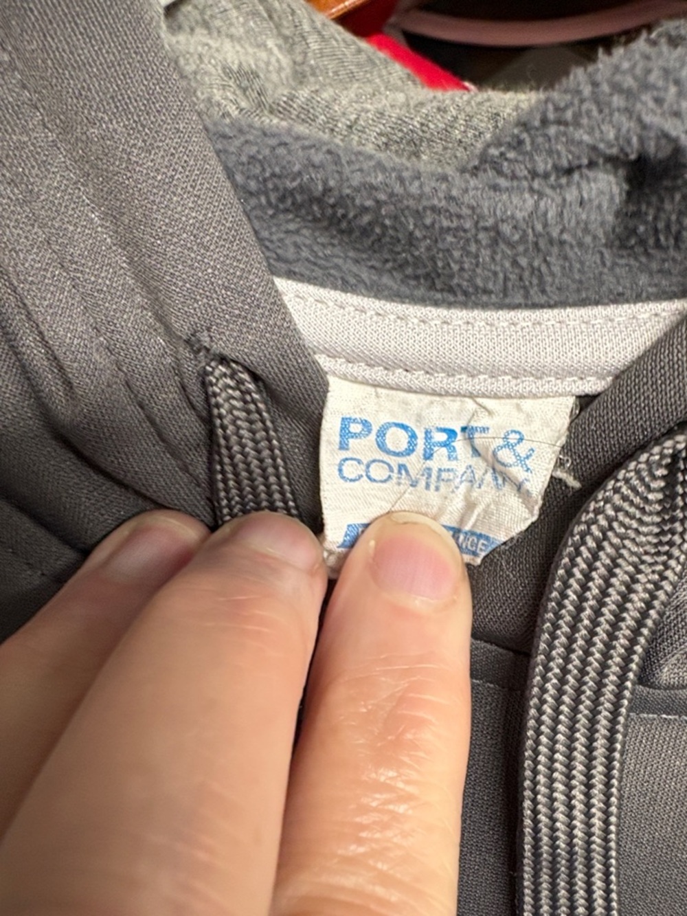 Port and Company Gray Lightweight Shirt Jacket